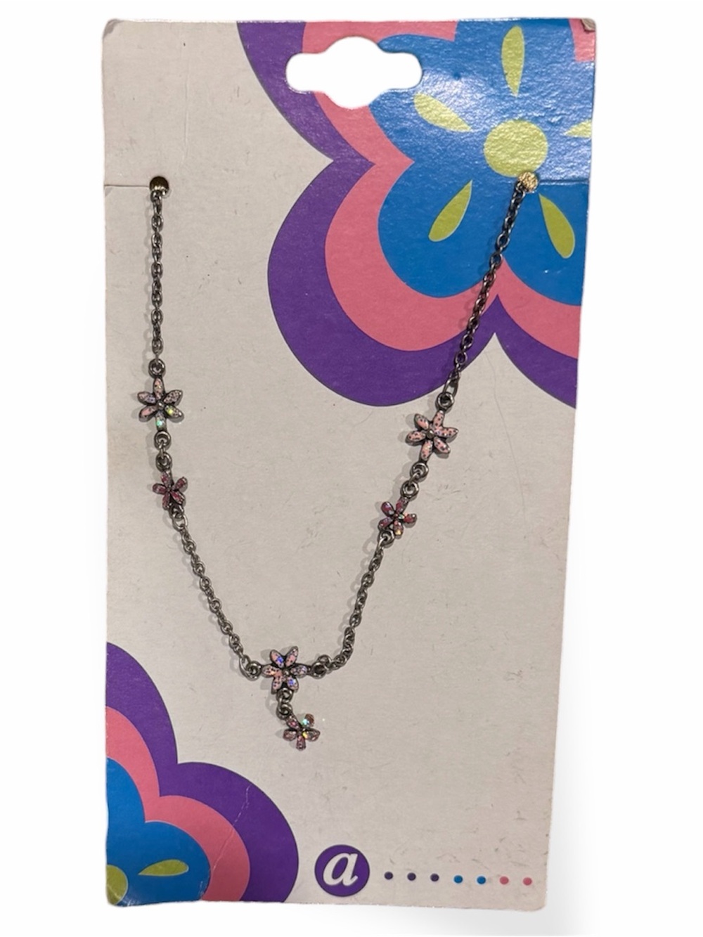 Delicate Pink Flower Pendant Necklace - Women Jewelry